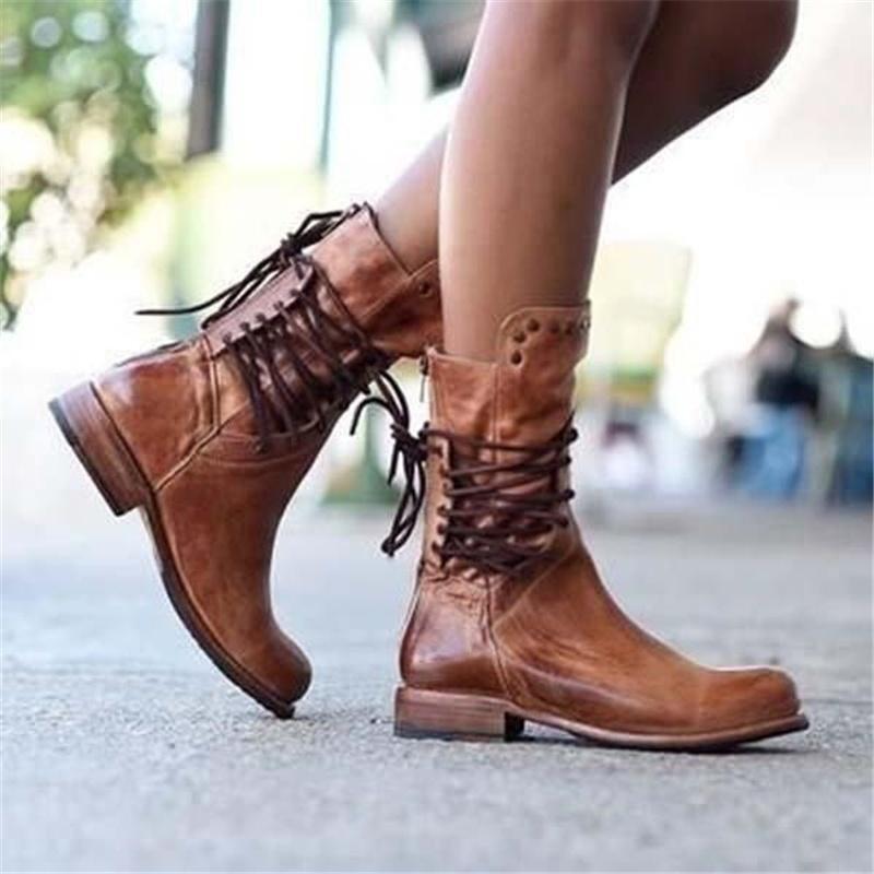 Ella™ | Rustic Vintage Winter Boots