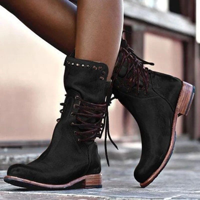 Ella™ | Rustic Vintage Winter Boots