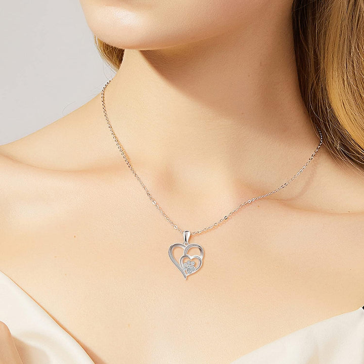 Aurielle™ | Paw Heart Pendant Necklace