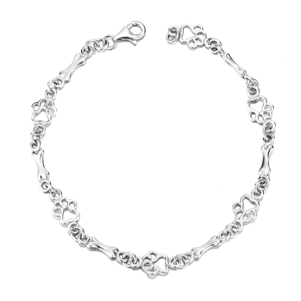 Liora™ | Paw &amp; Bone Charm Bracelet