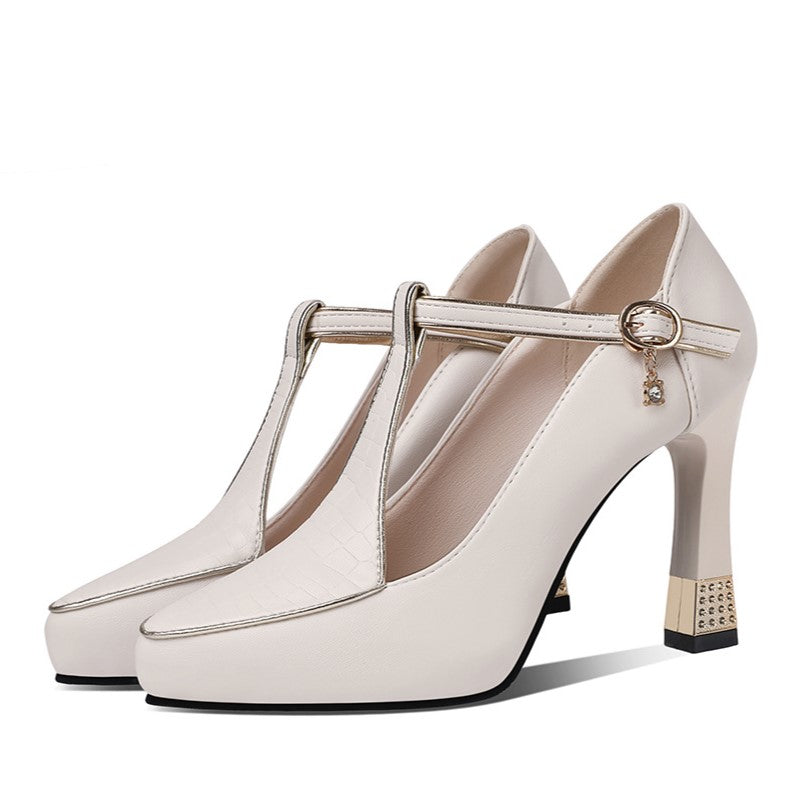 Amara™ | T-Bar Evening Pumps