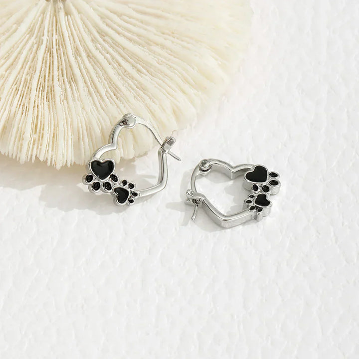 Amara™ | Heart Huggie Earrings