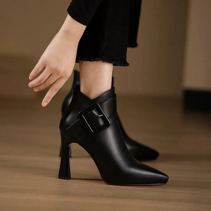 Sloane™ | Modern Buckle Ankle Boots