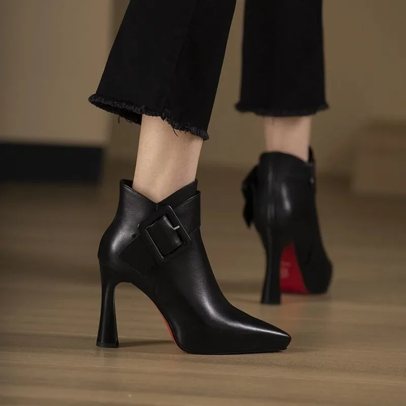 Sloane™ | Modern Buckle Ankle Boots