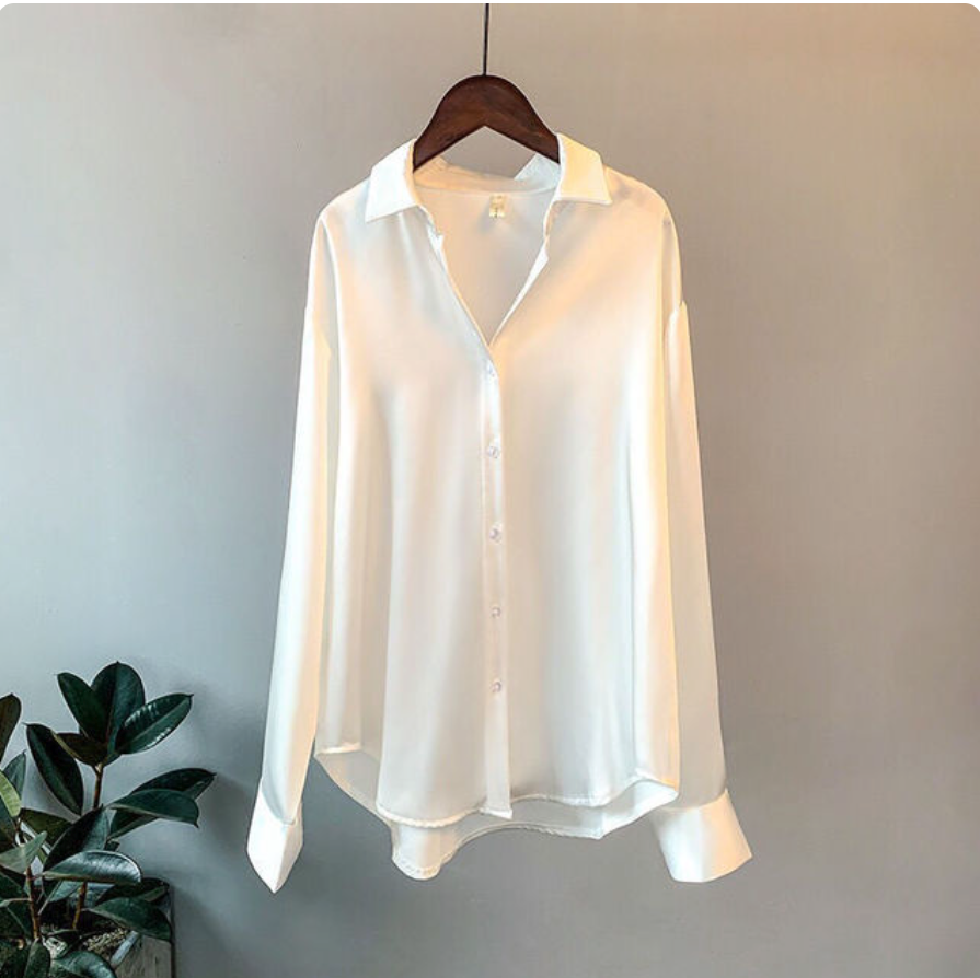 Olivia™ | Luxe Satin Blouse