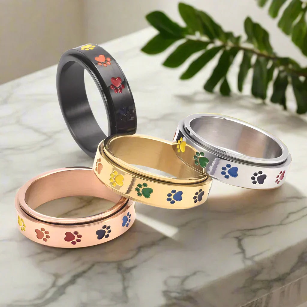 Nova™ | Rotating Paw Ring