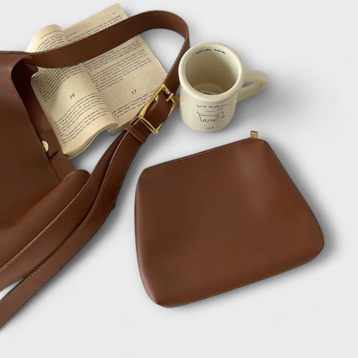 Eva – Elegant Leather Shoulder Bag
