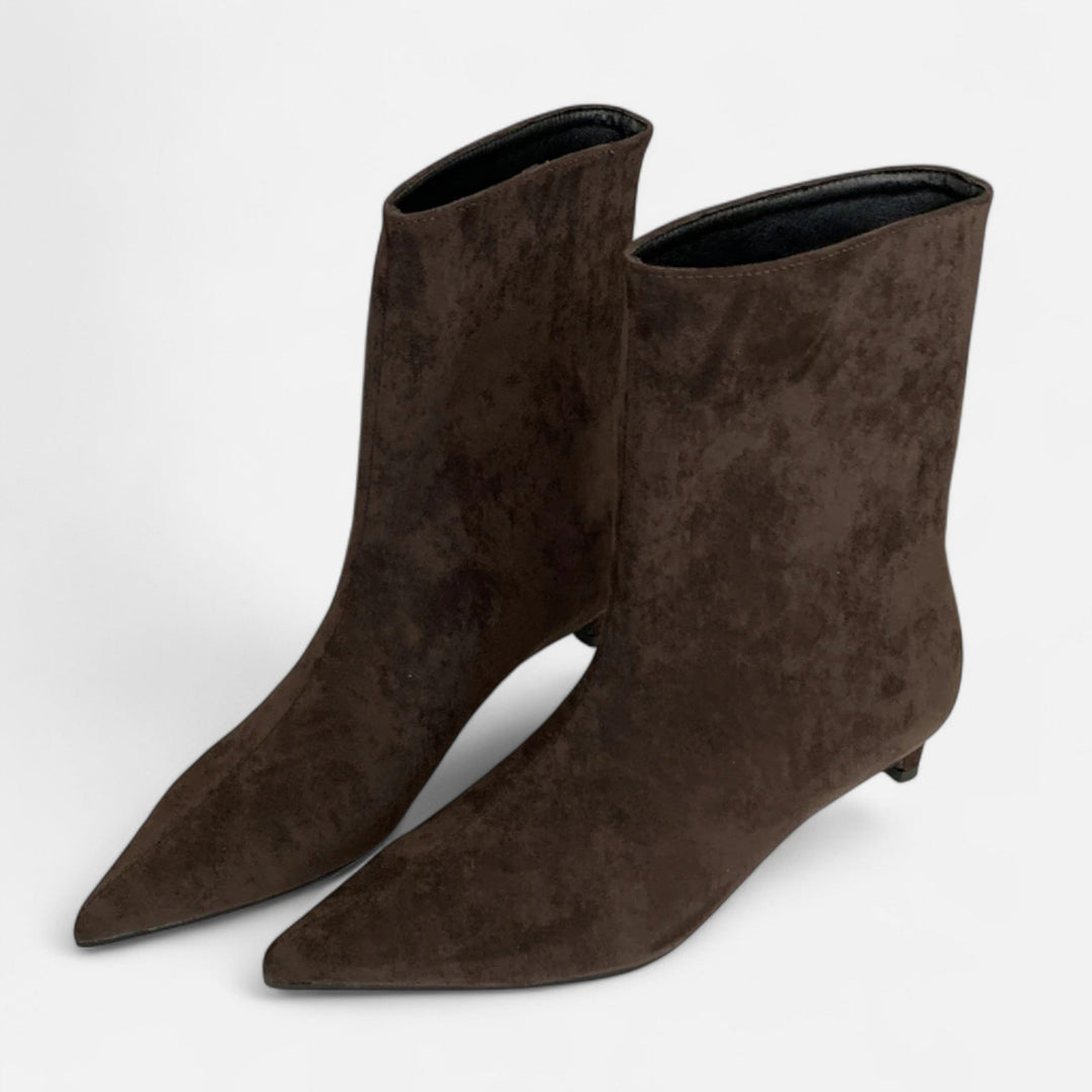 Jasmine™ | Vintage Low-Heel Ankle Boots