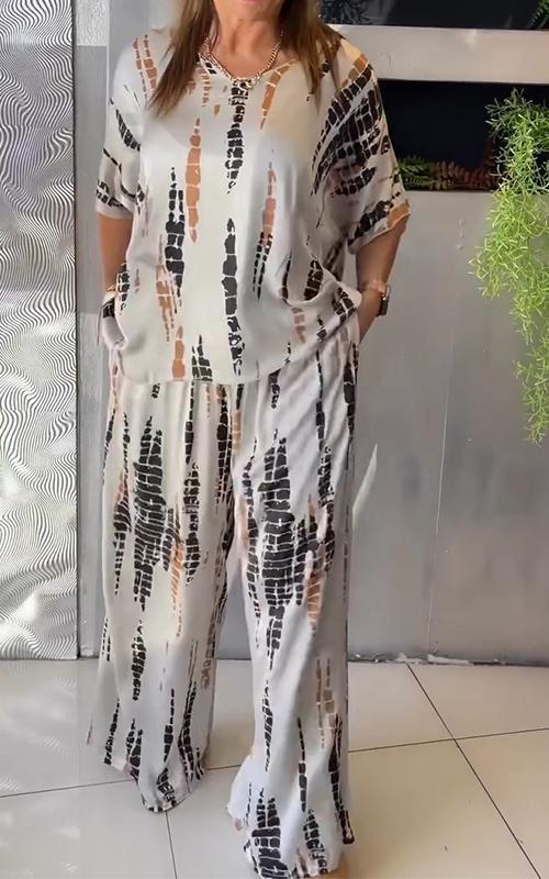 Marie - Casual Printed Set