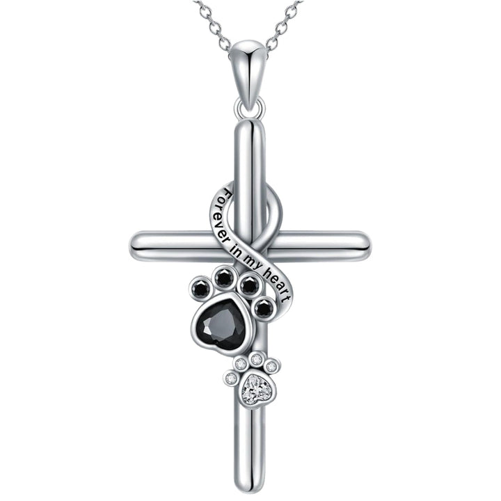 Selina™ | Paw Cross Pendant Necklace